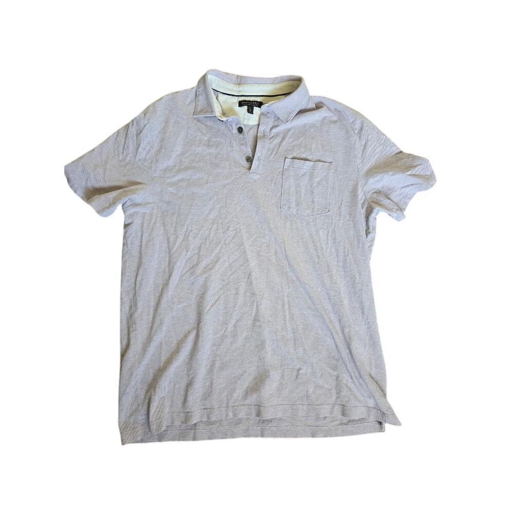 Banana Republic Performance Piqué Polo – XL Tall – Light Lavender